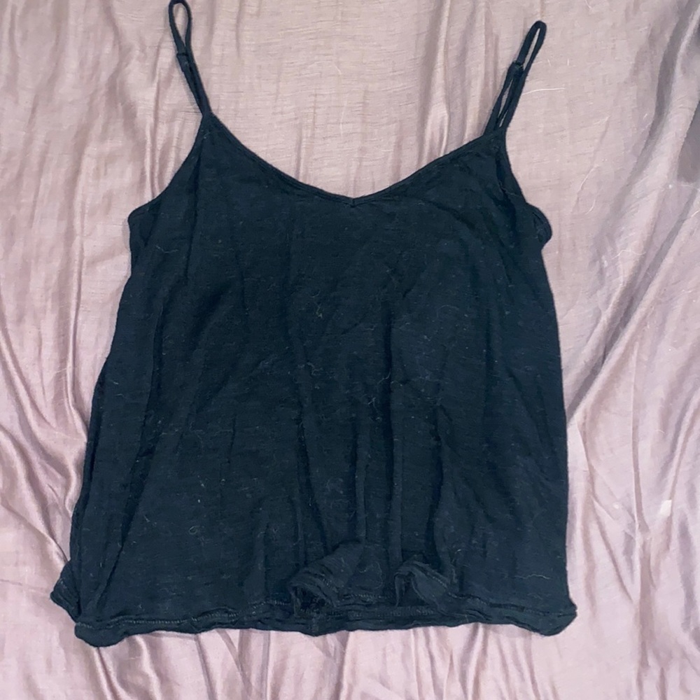 Black tank top